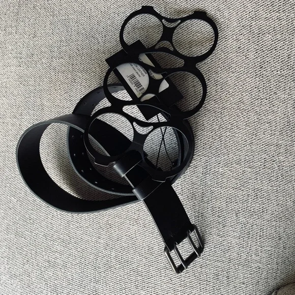 NEW Raf Simons Black Six Pack Belt AX1 display picture 3